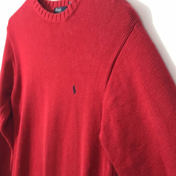 POLO by Ralph Lauren 100% Cotton Crew Sweater - Picture 6 of 12